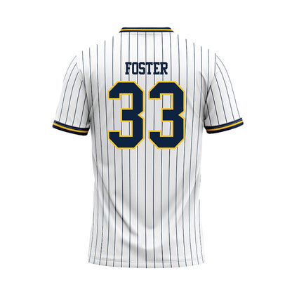 UCI - NCAA Baseball : Tyler Foster - White Baseball Jersey-1