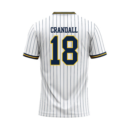 UCI - NCAA Baseball : Zach Crandall - White Baseball Jersey-1