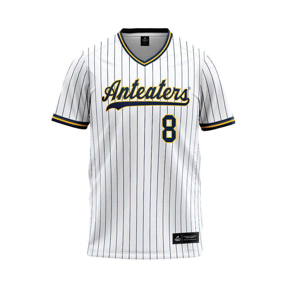 UCI - NCAA Baseball : Dylan Hillman - White Baseball Jersey-0