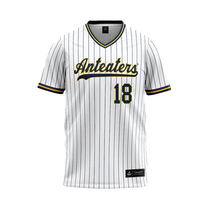 UCI - NCAA Baseball : Zach Crandall - White Baseball Jersey-0