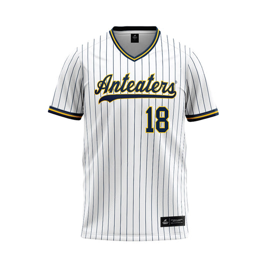 UCI - NCAA Baseball : Zach Crandall - White Baseball Jersey-0