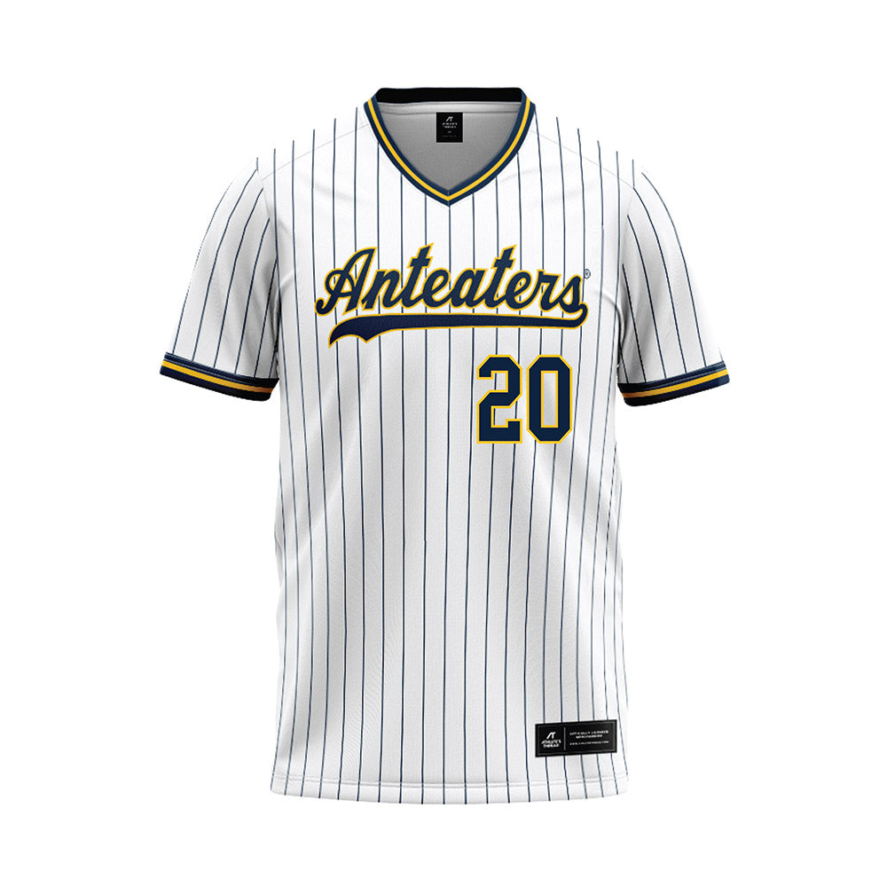 UCI - NCAA Baseball : Tim Grack - White Baseball Jersey-0