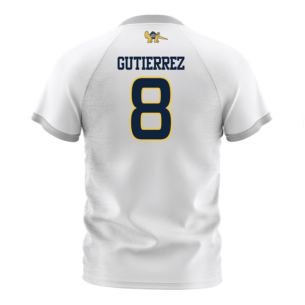 UCI - NCAA Men's Soccer : Isaiahs Gutierrez - White Soccer Jersey-1