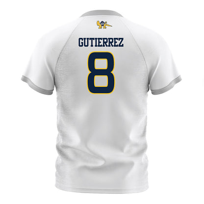 UCI - NCAA Men's Soccer : Isaiahs Gutierrez - White Soccer Jersey-1