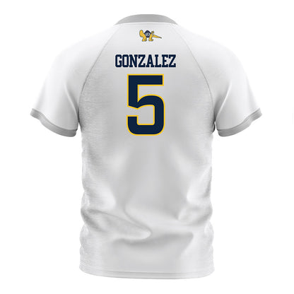 UCI - NCAA Men's Soccer : Gustavo Gonzalez - White Soccer Jersey-1