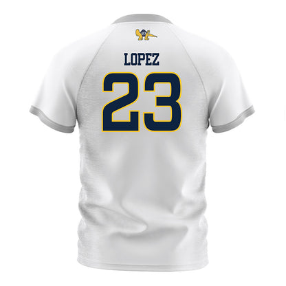 UCI - NCAA Men's Soccer : Darwin Lopez - White Soccer Jersey-1