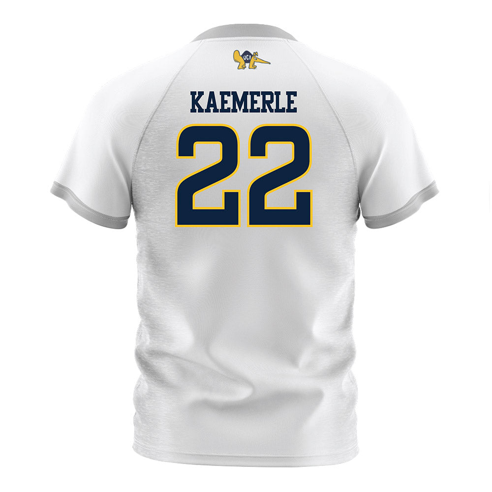 UCI - NCAA Men's Soccer : Shane Kaemerle - White Soccer Jersey-1