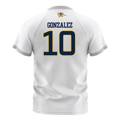 UCI - NCAA Men's Soccer : Misael Gonzalez - White Soccer Jersey-1