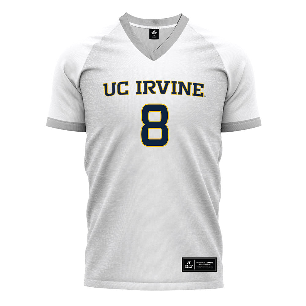 UCI - NCAA Men's Soccer : Isaiahs Gutierrez - White Soccer Jersey-0