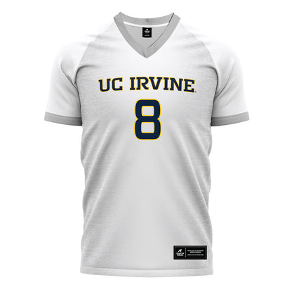 UCI - NCAA Men's Soccer : Isaiahs Gutierrez - White Soccer Jersey-0