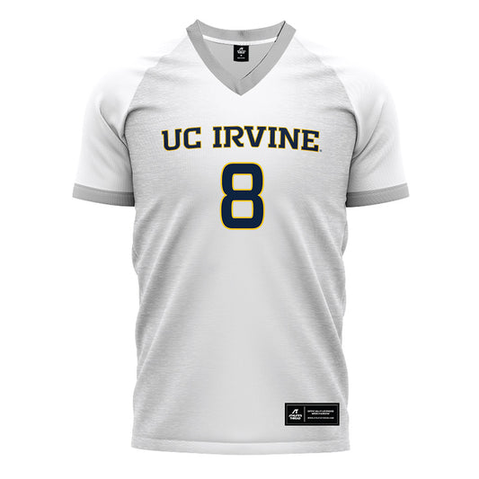 UCI - NCAA Men's Soccer : Isaiahs Gutierrez - White Soccer Jersey-0