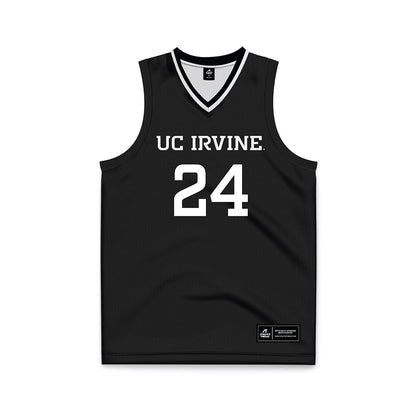 UCI - NCAA Women's Basketball : Ellery Burke-Brown - Black Basketball Jersey-0