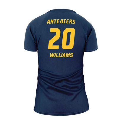 UCI - NCAA Women's Volleyball : Keelan Williams - Blue Volleyball Jersey-1