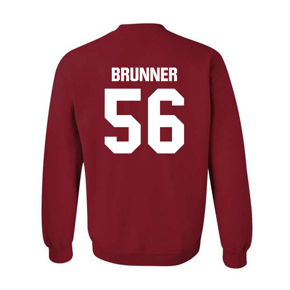Indiana - NCAA Football : Joe Brunner - Classic Shersey Crewneck Sweatshirt-1
