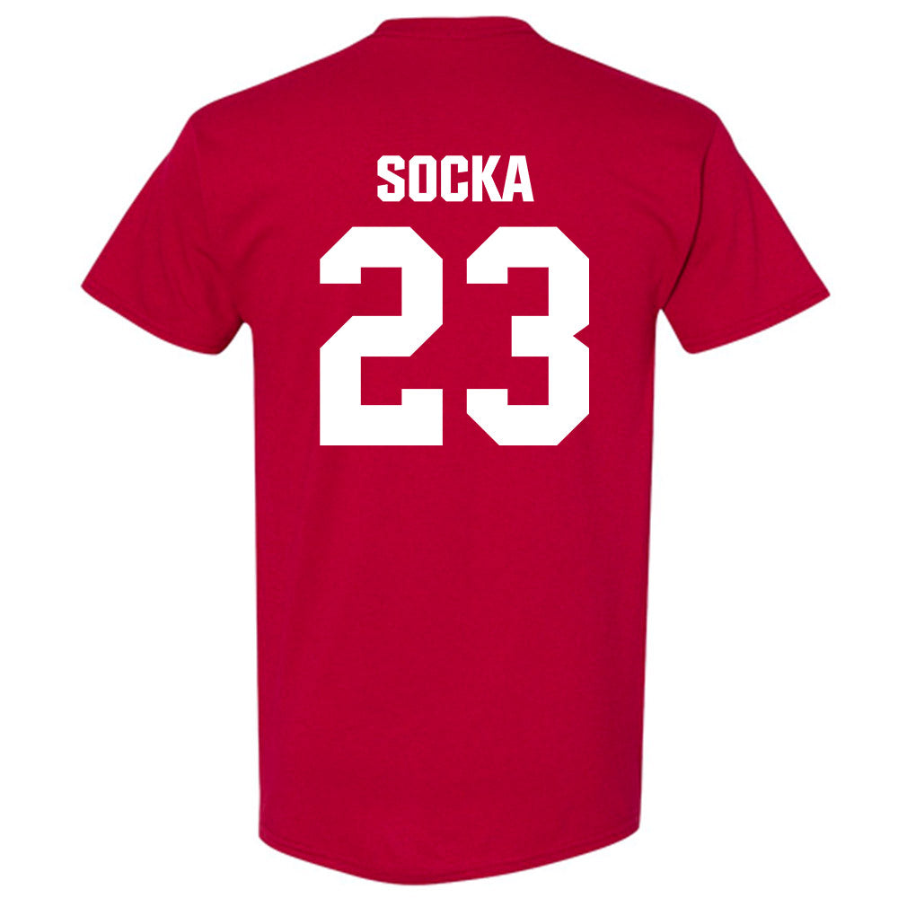 Indiana - NCAA Women's Basketball : Zania Socka - Classic Shersey T-Shirt-1