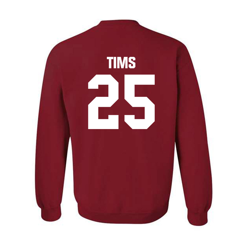 Indiana - NCAA Football : Dmontae Tims - Classic Shersey Crewneck Sweatshirt-1