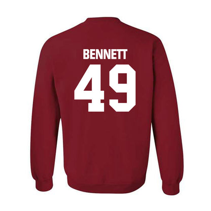 Indiana - NCAA Baseball : Eli Bennett - Classic Shersey Crewneck Sweatshirt-1