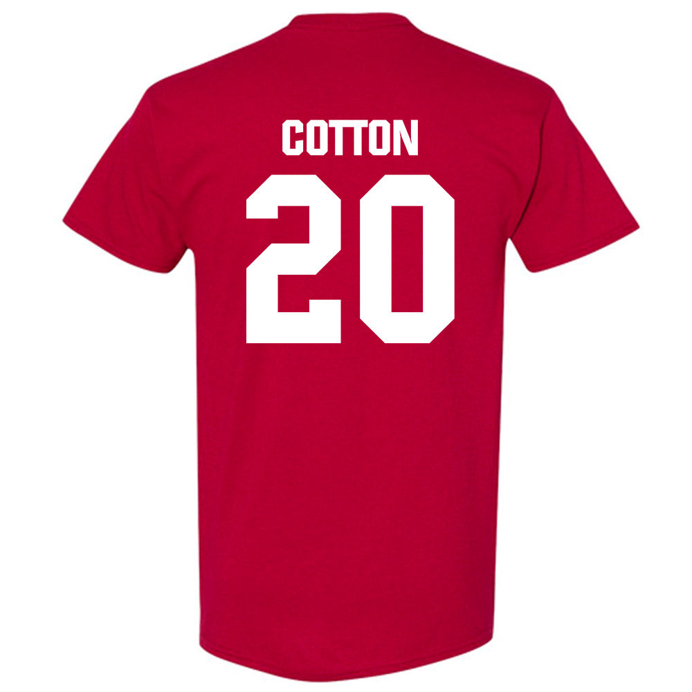 Indiana - NCAA Baseball : Logan Cotton - Classic Shersey T-Shirt-1