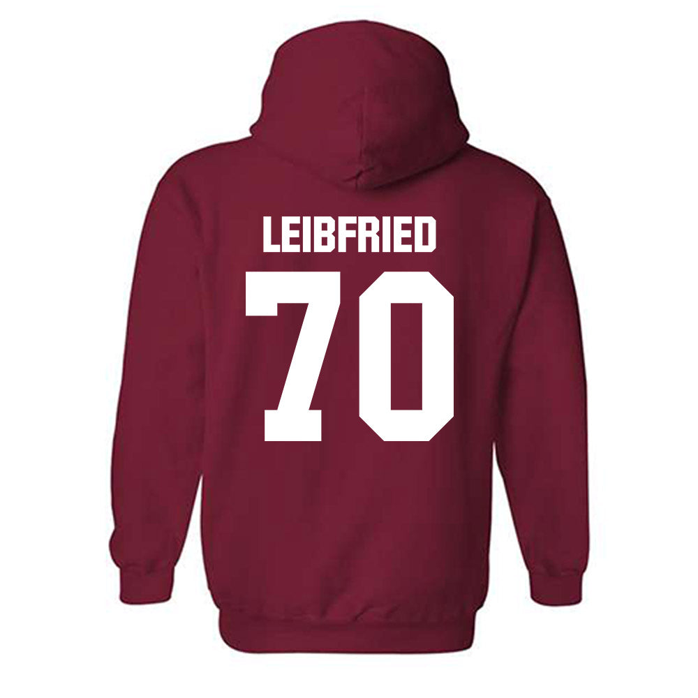 Indiana - NCAA Football : Austin Leibfried - Classic Shersey Hooded Sweatshirt-1