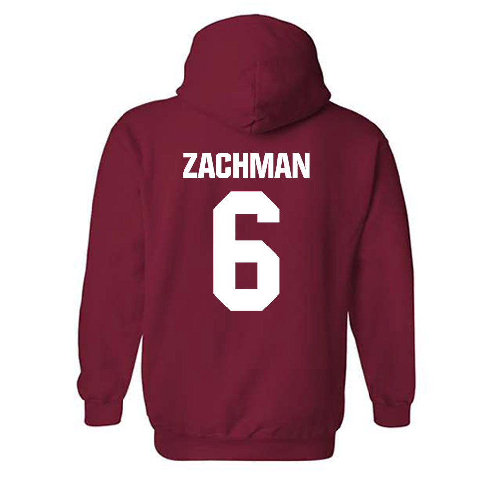 Indiana - NCAA Football : Preston Zachman - Classic Shersey Hooded Sweatshirt-1