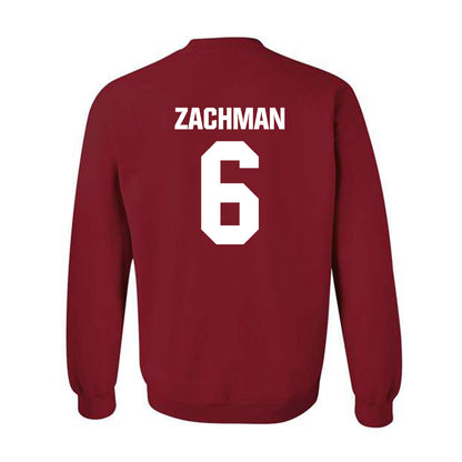 Indiana - NCAA Football : Preston Zachman - Classic Shersey Crewneck Sweatshirt-1
