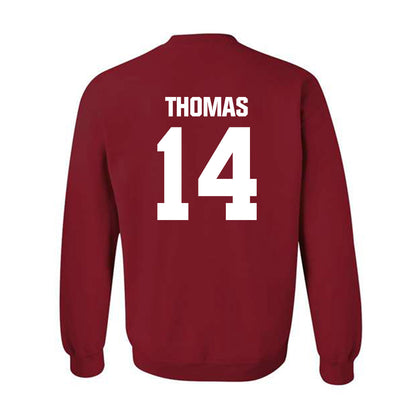 Indiana - NCAA Baseball : Brayton Thomas - Classic Shersey Crewneck Sweatshirt-1