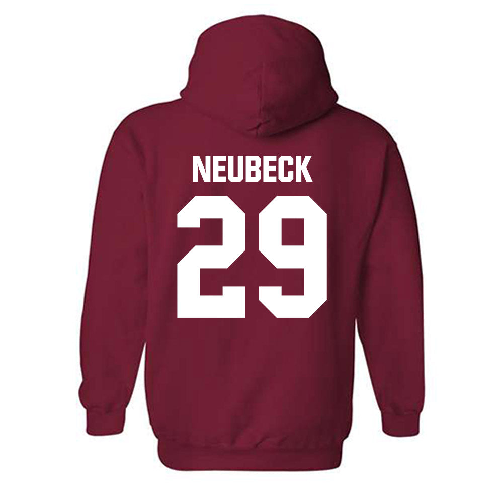 Indiana - NCAA Baseball : Tony Neubeck - Classic Shersey Hooded Sweatshirt-1