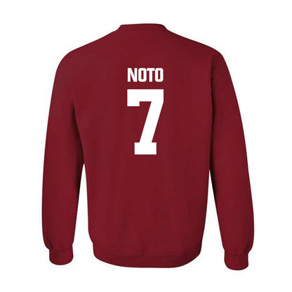 Indiana - NCAA Baseball : Mateo Noto - Classic Shersey Crewneck Sweatshirt-1