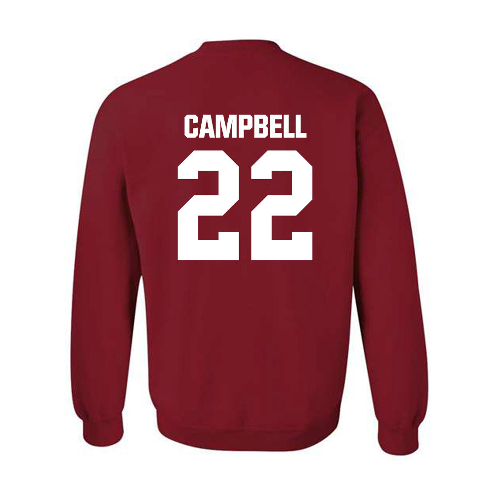 Indiana - NCAA Football : Jayreon Campbell - Classic Shersey Crewneck Sweatshirt-1