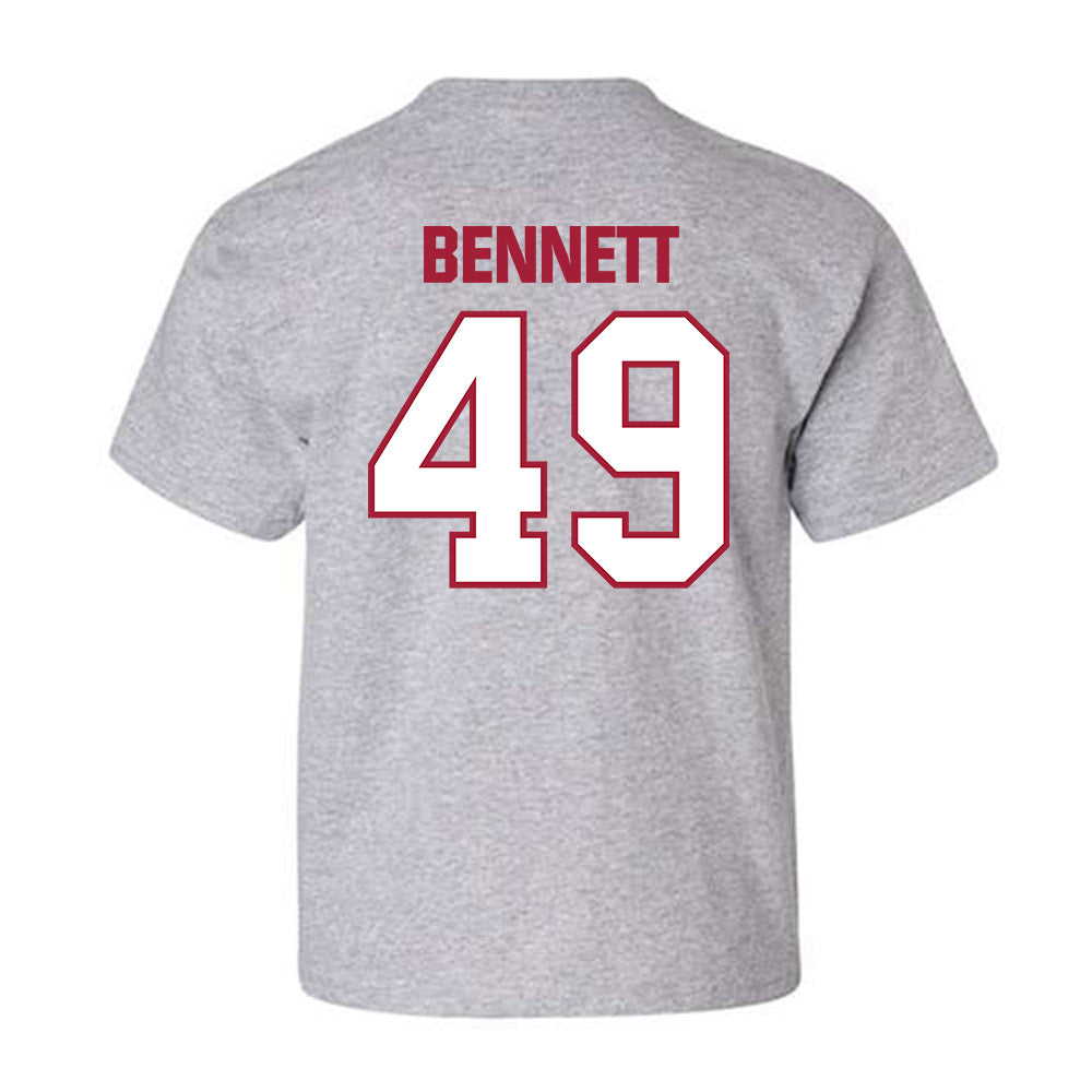 Indiana - NCAA Baseball : Eli Bennett - Classic Shersey Youth T-Shirt-1