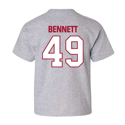 Indiana - NCAA Baseball : Eli Bennett - Classic Shersey Youth T-Shirt-1