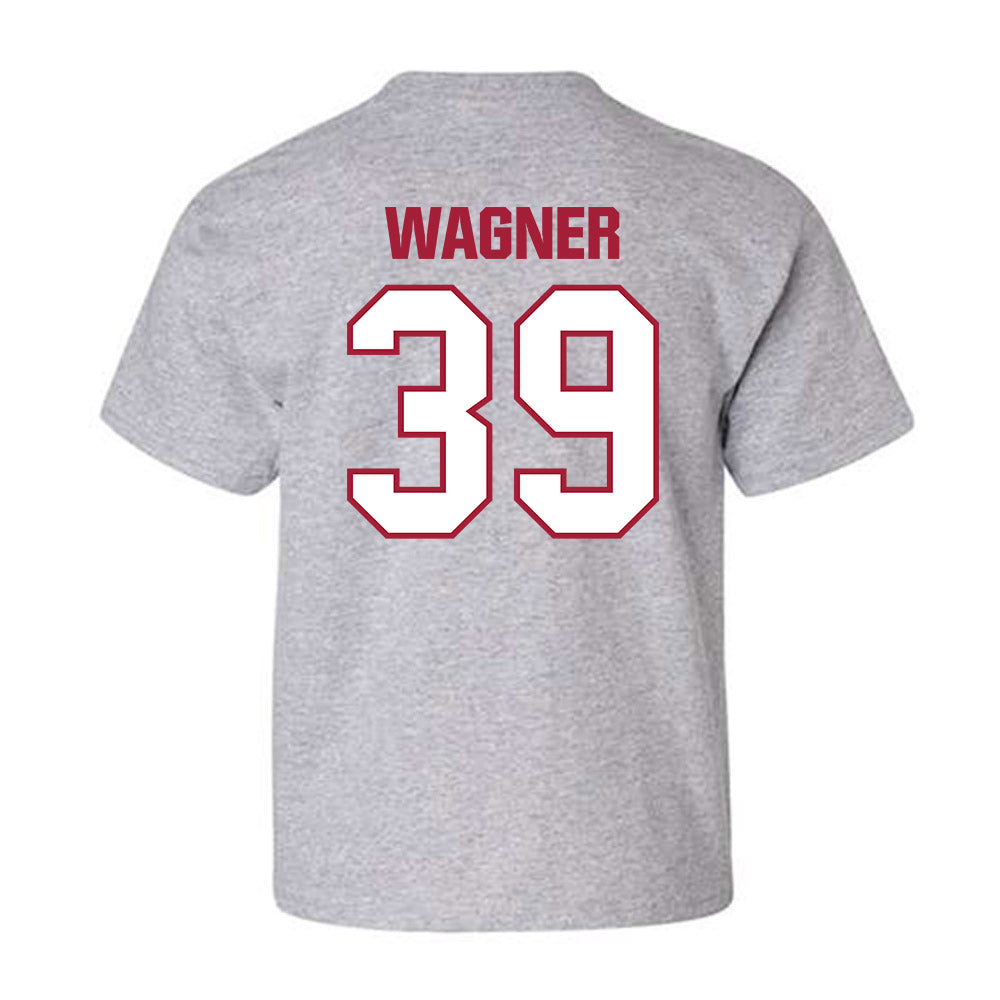 Indiana - NCAA Baseball : Nash Wagner - Classic Shersey Youth T-Shirt-1