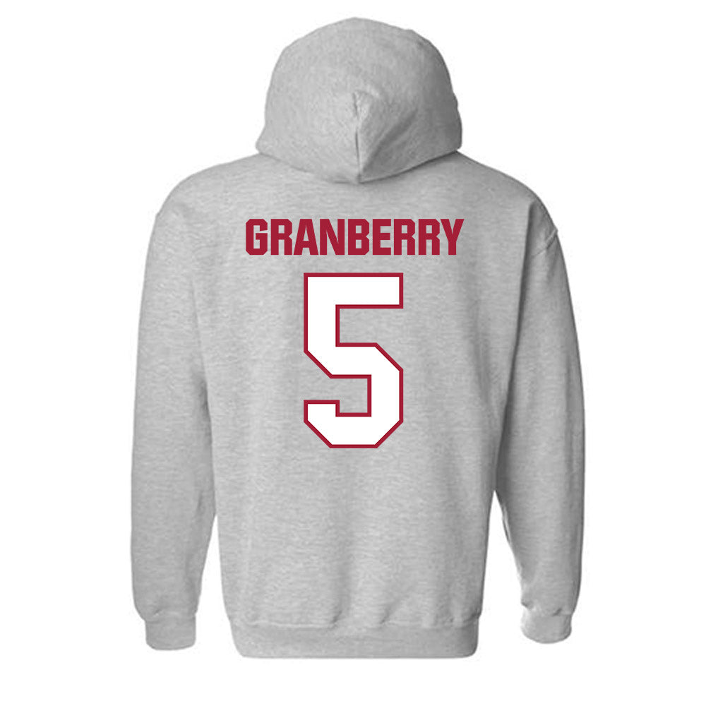 Indiana - NCAA Women's Volleyball : Keondreya Granberry - Classic Shersey Hooded Sweatshirt-1