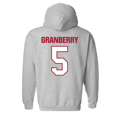 Indiana - NCAA Women's Volleyball : Keondreya Granberry - Classic Shersey Hooded Sweatshirt-1