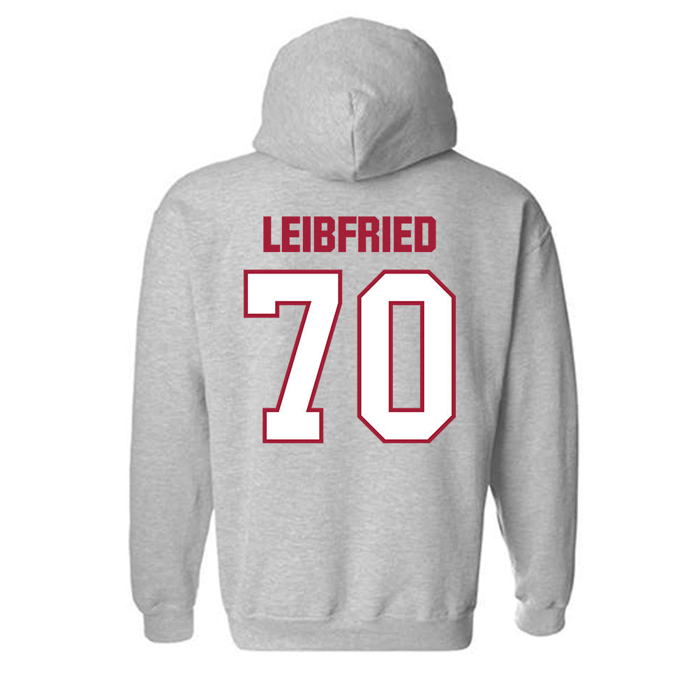 Indiana - NCAA Football : Austin Leibfried - Classic Shersey Hooded Sweatshirt-1