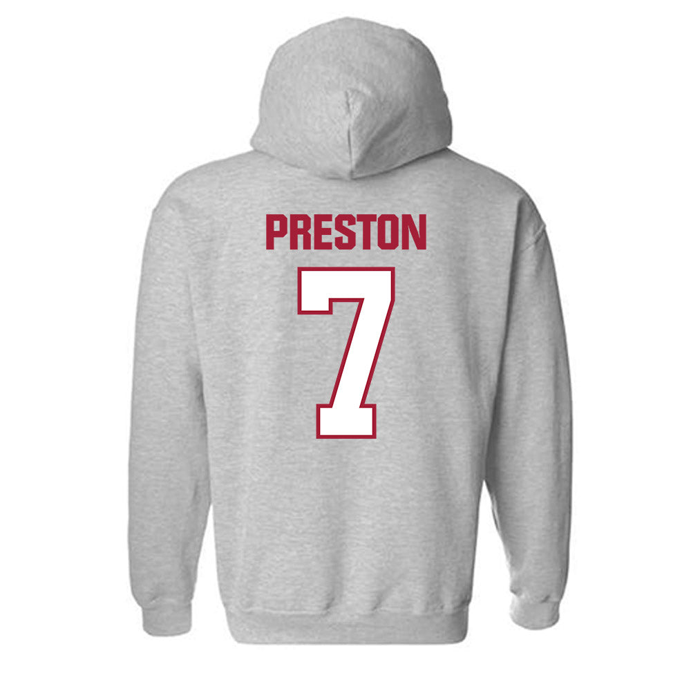 Indiana - NCAA Football : Shazz Preston - Classic Shersey Hooded Sweatshirt-1