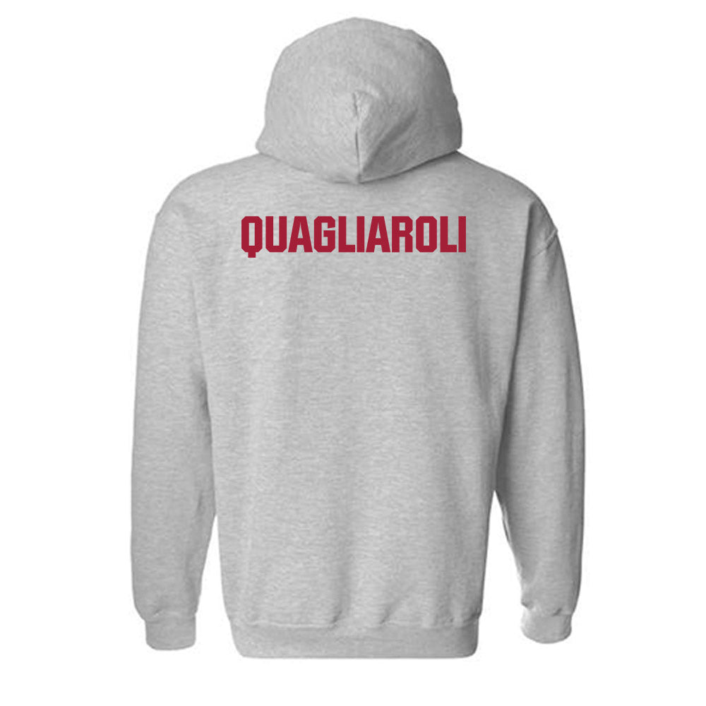 Indiana - NCAA Men's Cross Country : Sam Quagliaroli - Classic Shersey Hooded Sweatshirt-1