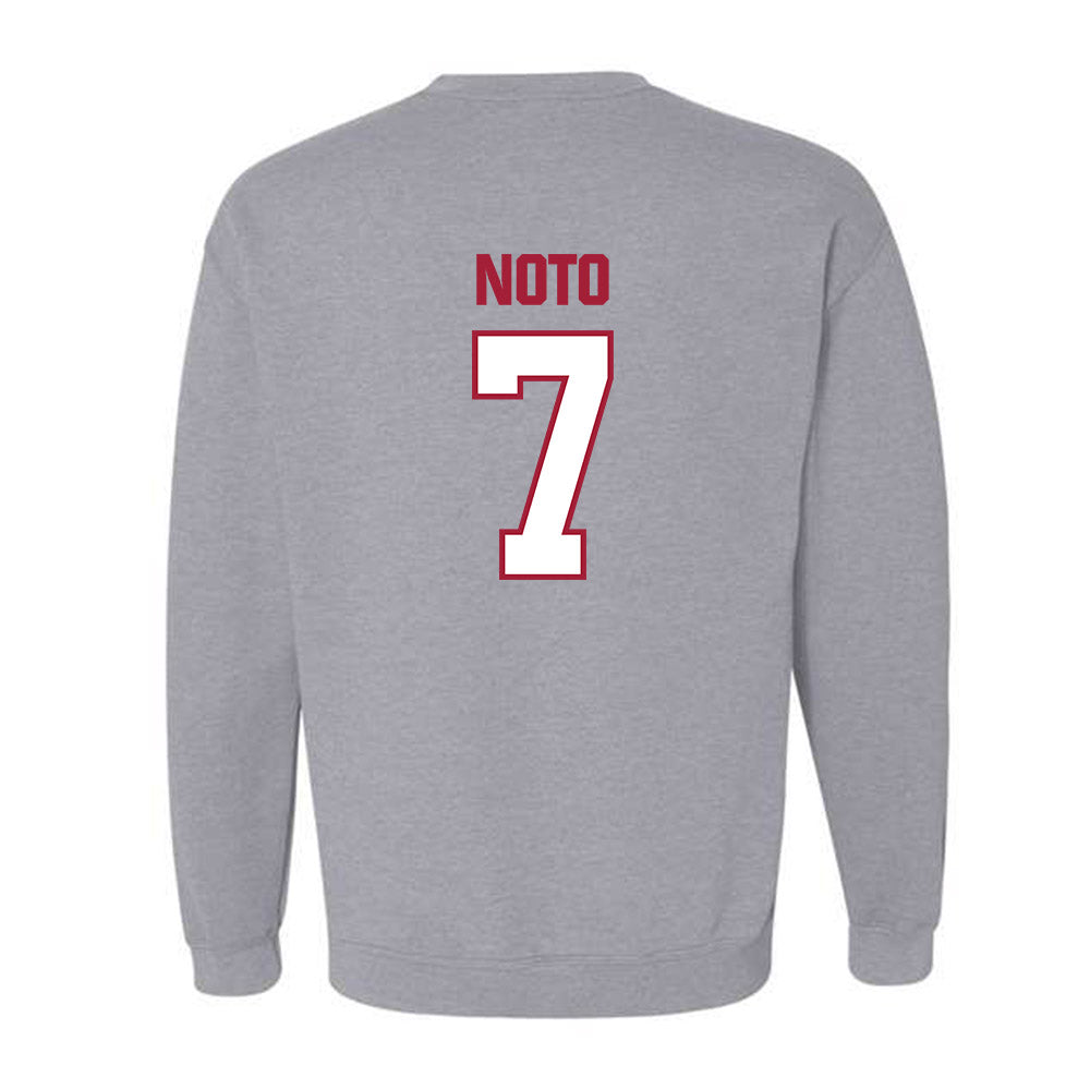 Indiana - NCAA Baseball : Mateo Noto - Classic Shersey Crewneck Sweatshirt-1