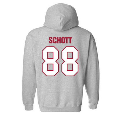 Indiana - NCAA Football : Brock Schott - Classic Shersey Hooded Sweatshirt-1