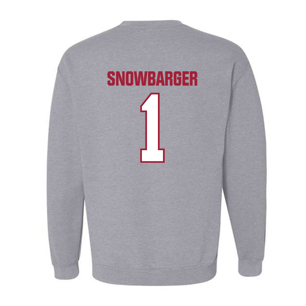 Indiana - NCAA Women's Volleyball : Sara Snowbarger - Classic Shersey Crewneck Sweatshirt-1