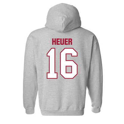 Indiana - NCAA Men's Soccer : Charles Heuer - Classic Shersey Hooded Sweatshirt-1