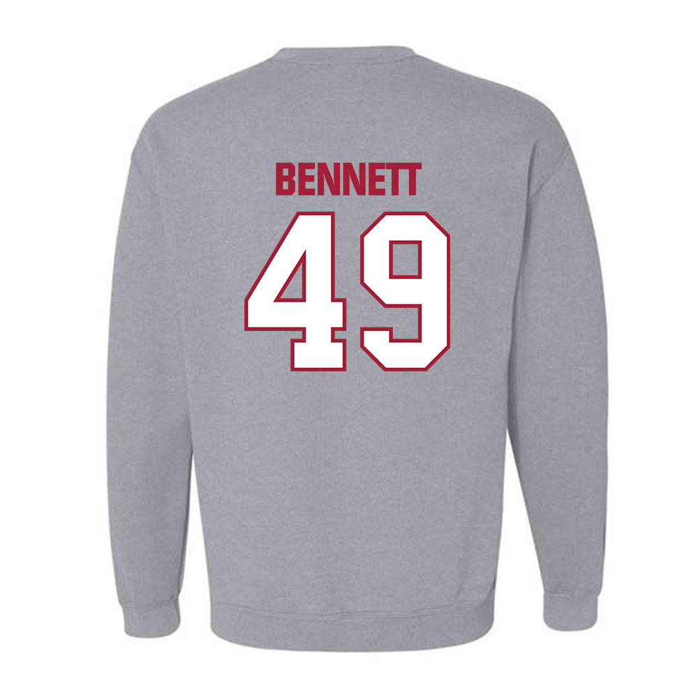 Indiana - NCAA Baseball : Eli Bennett - Classic Shersey Crewneck Sweatshirt-1