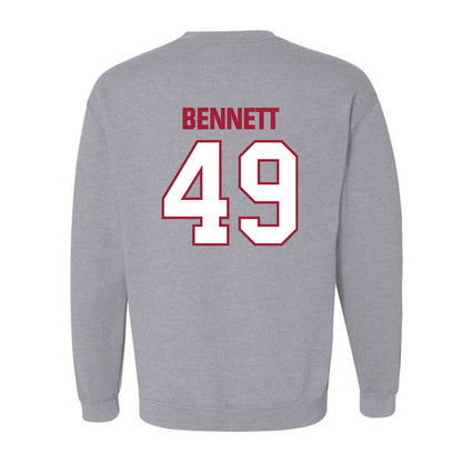 Indiana - NCAA Baseball : Eli Bennett - Classic Shersey Crewneck Sweatshirt-1