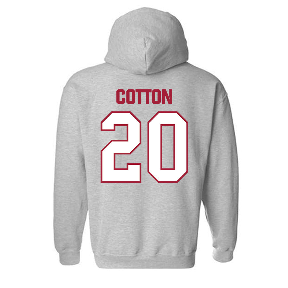 Indiana - NCAA Baseball : Logan Cotton - Classic Shersey Hooded Sweatshirt-1