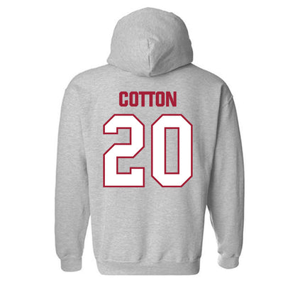 Indiana - NCAA Baseball : Logan Cotton - Classic Shersey Hooded Sweatshirt-1