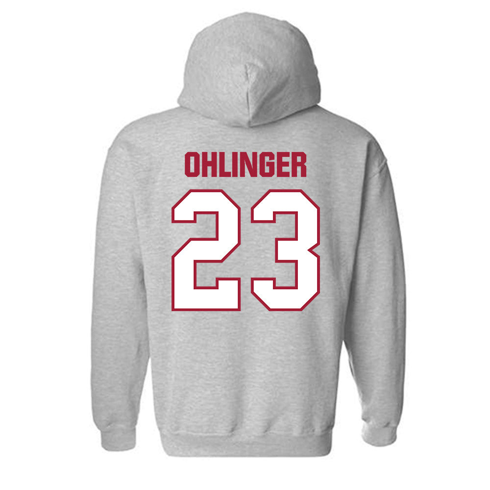 Indiana - NCAA Football : Henry Ohlinger - Classic Shersey Hooded Sweatshirt-1