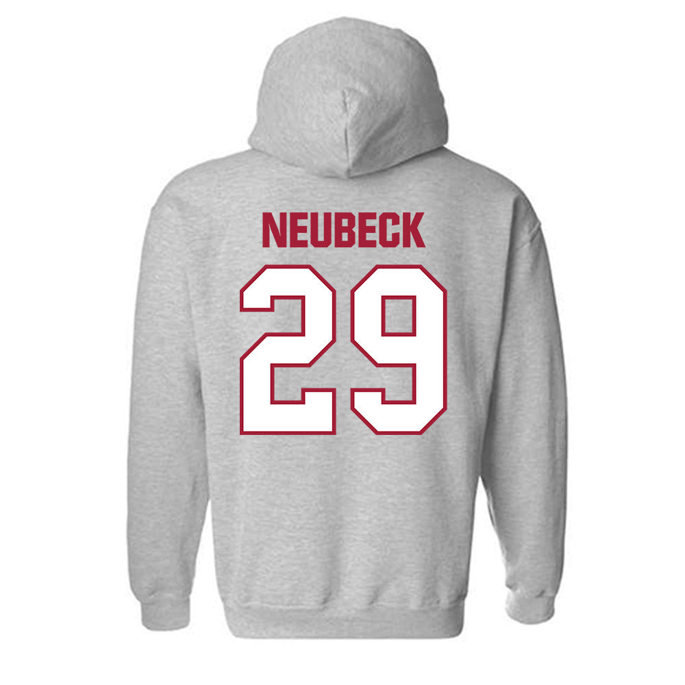Indiana - NCAA Baseball : Tony Neubeck - Classic Shersey Hooded Sweatshirt-1