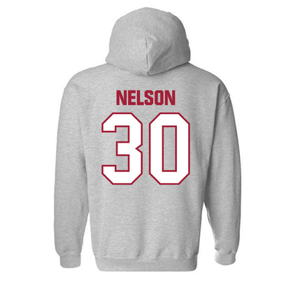 Indiana - NCAA Football : PJ Nelson - Classic Shersey Hooded Sweatshirt-1