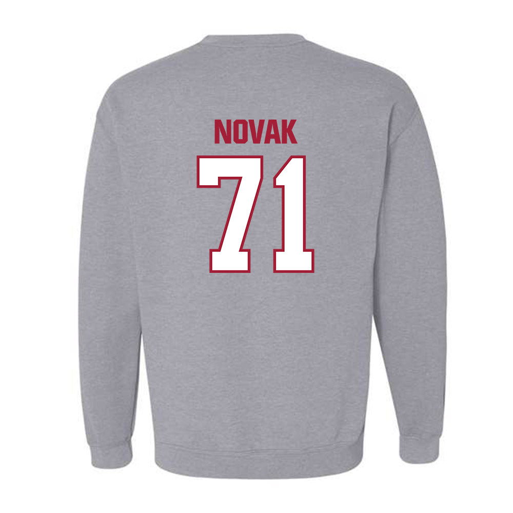 Indiana - NCAA Football : Benjamin Novak - Classic Shersey Crewneck Sweatshirt-1