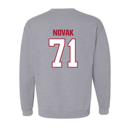 Indiana - NCAA Football : Benjamin Novak - Classic Shersey Crewneck Sweatshirt-1